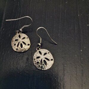 Sand dollar earrings